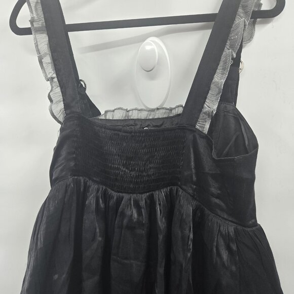 Hard Candy Gothic Lolita Steampunk Black Dress Multi-Layered Mini Dress 2x - Picture 7 of 12